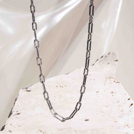 Berlin chain silver necklace