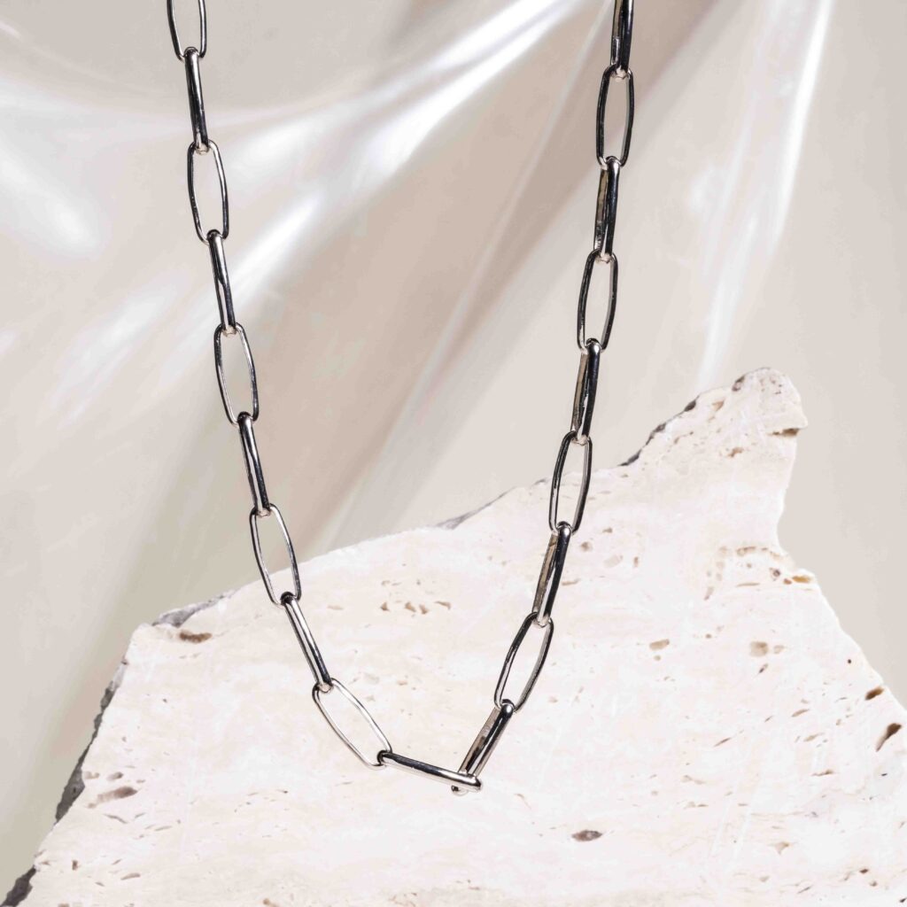 Milan zilvere ketting