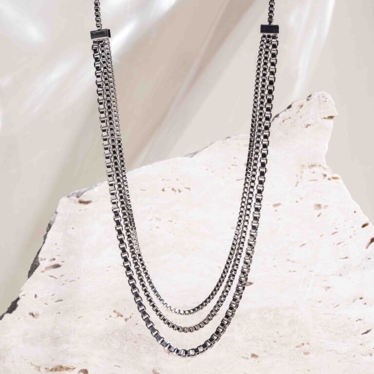Cielo fine silver chain necklace