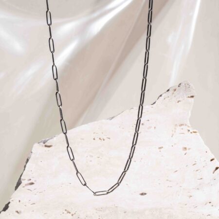 Link XS chain silver necklace