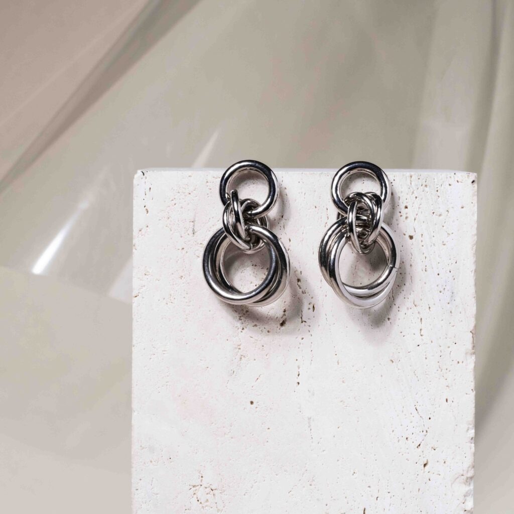 Maeve silver earrings