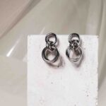Maeve silver earrings