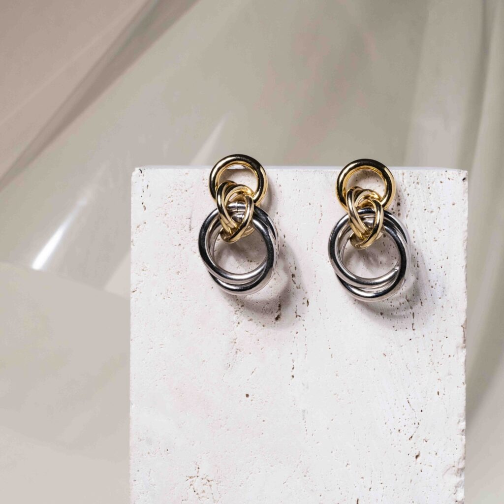 Maeve bicolor earrings