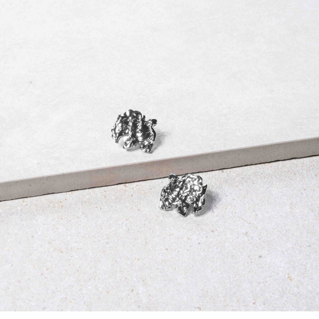 Diana shortie silver earrings