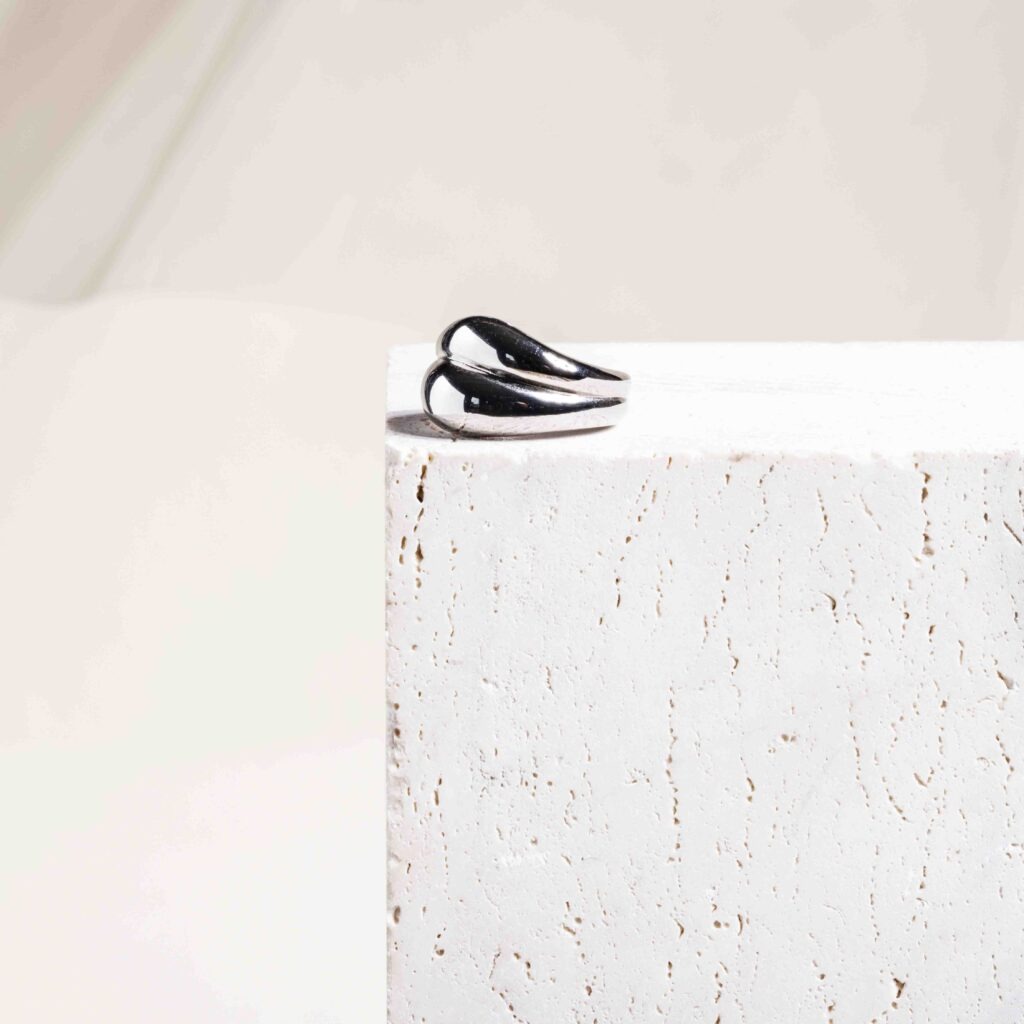 Gigi silver bold ring