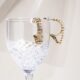 Dulce witte crystal strass hoops