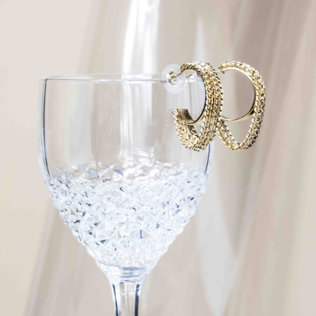 Dulce gouden ketting mix hoops