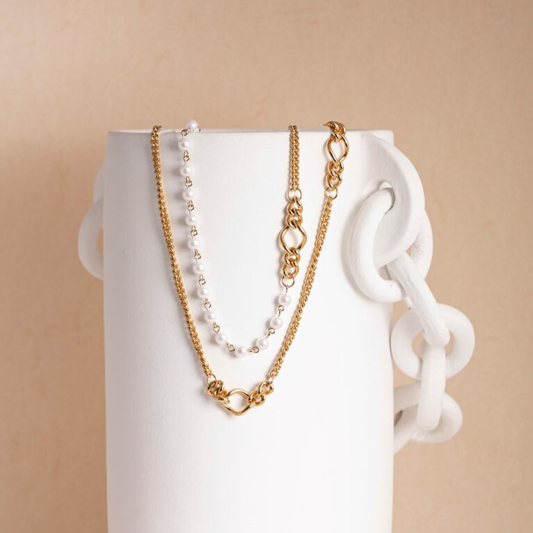 Dita multi gourmet parel ketting