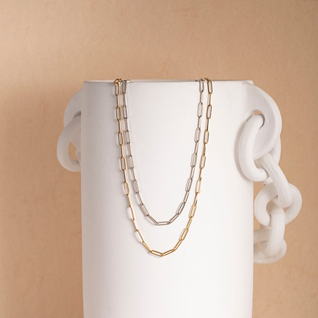 Link XS chain bicolor necklace