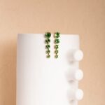 Joanne green strass midlong earrings