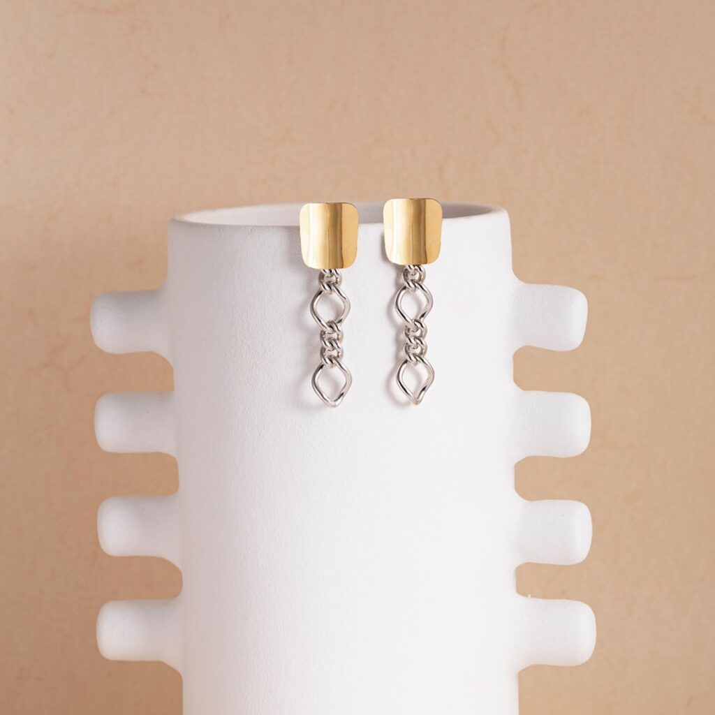 Dolores bicolor long earrings