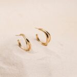 Camilla gold double hoops
