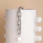 Lima large silver bracelet