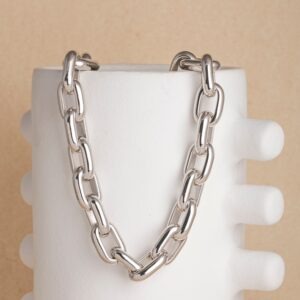 Lima large zilveren ketting
