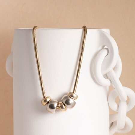 Carlota bicolor beads ketting