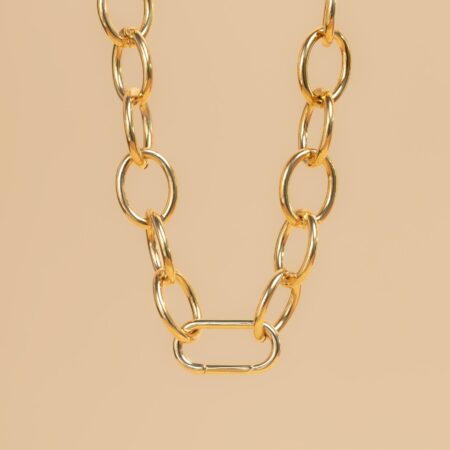 Mica gold necklace (charm collection)