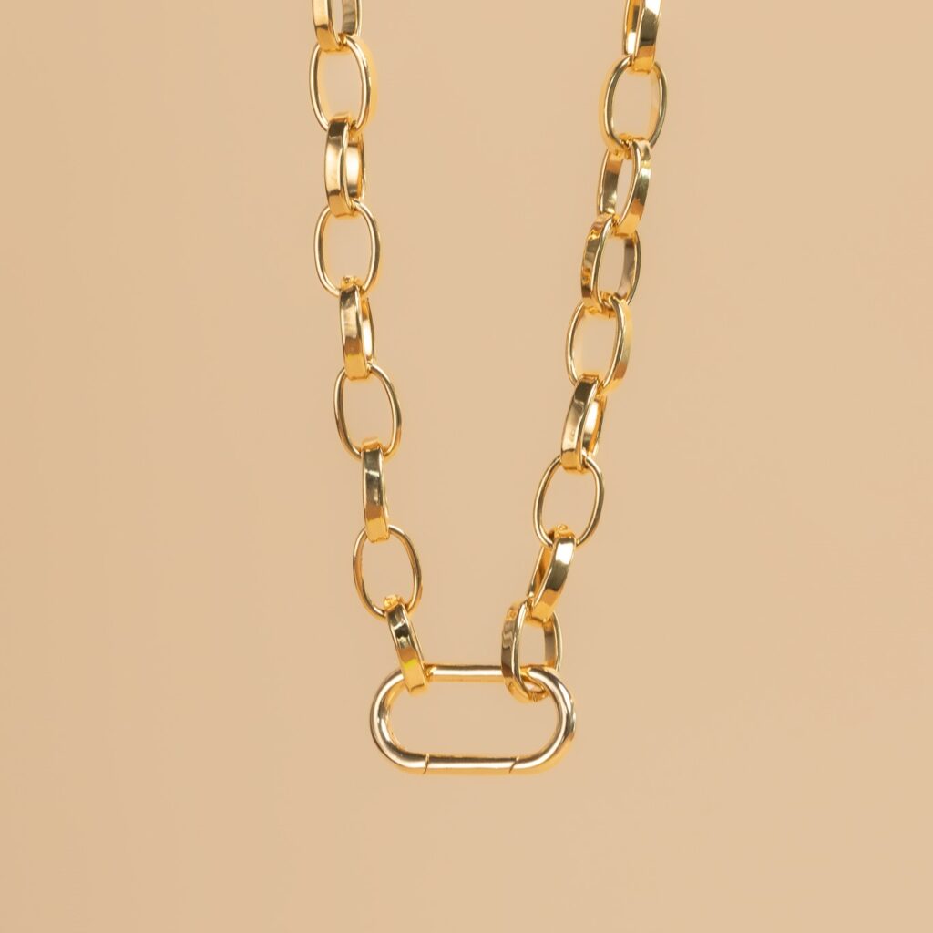 Freya gold necklace (charm collection)