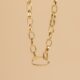 Freya gold necklace (charm collection)