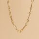 Aria gold necklace (charm collection)
