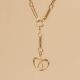 Extension Aria gold necklace (charm collection)