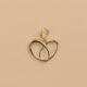 Heart gold charm