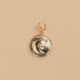 Moon gold charm