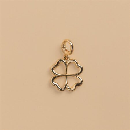 Clover gold charm