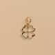 Clover gold charm