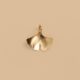 Ginkgo gold leave charm