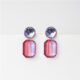 Laia pink/purple mix earrings