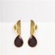 Winnie bordeaux earrings