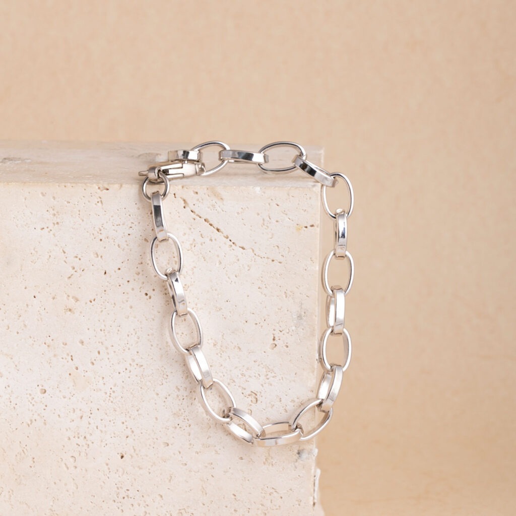 Freya chain silver bracelet