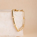 Aya chain gold bracelet
