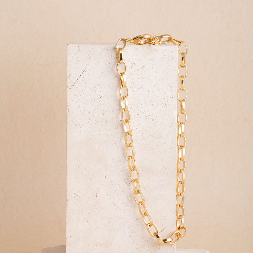 Freya chain gold necklace