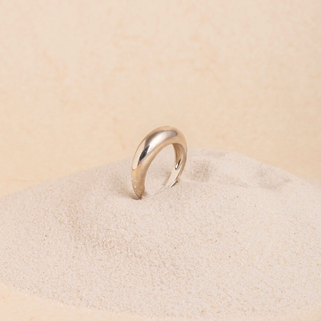 Petra silver soft ring (54/56)