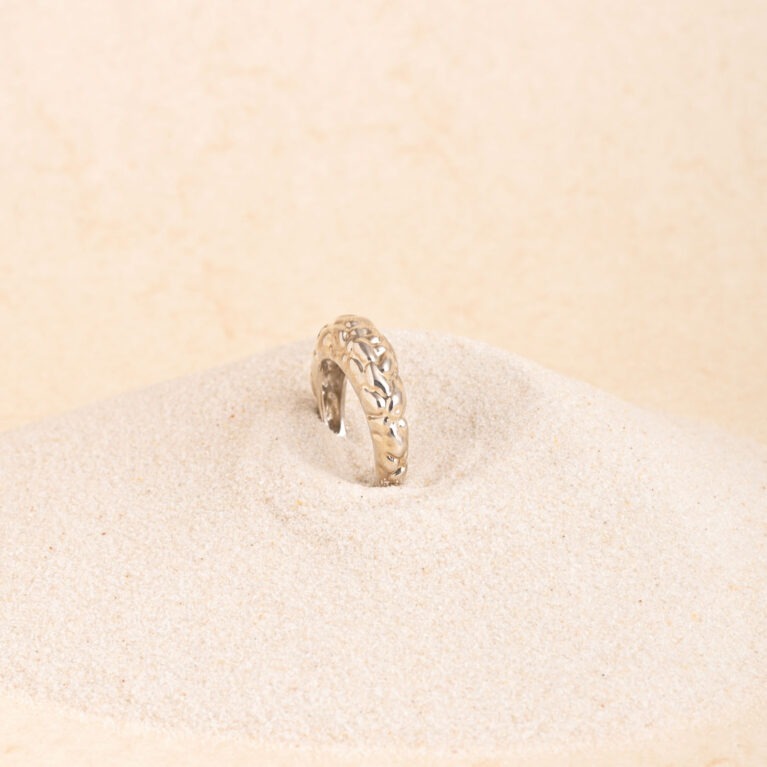 Petra silver structure ring (54/56)