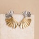 Ginkgo bicolor statement earrings