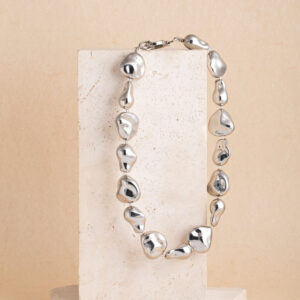 Oceane zilveren smalle ketting