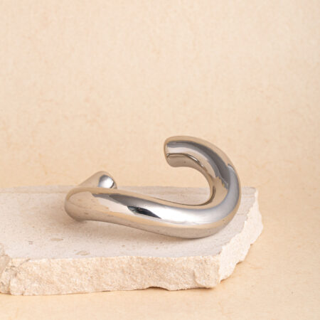 Luzia zilveren statement cuff