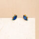 IRIS blue short earrings