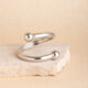 Raquel silver statement cuff