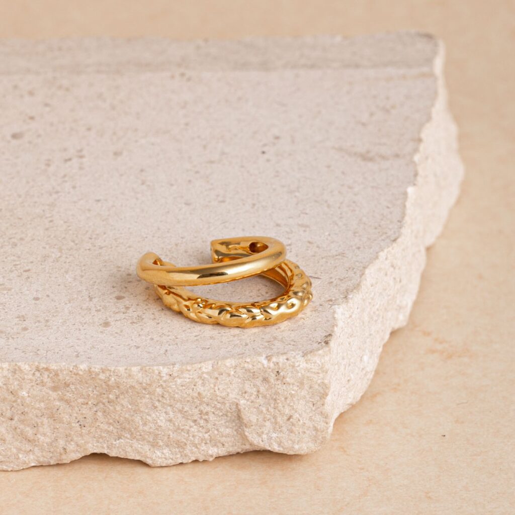 Petra gouden earcuff (single)