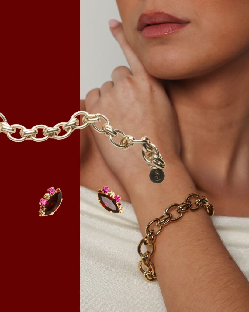 Iris Earrings X Zion Bracelet