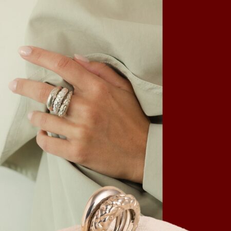 Petra rings set silver