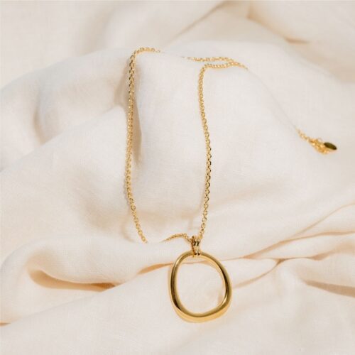 SALLY CHAIN CALLIOPE GOLD BEAD LONG NECKLACE