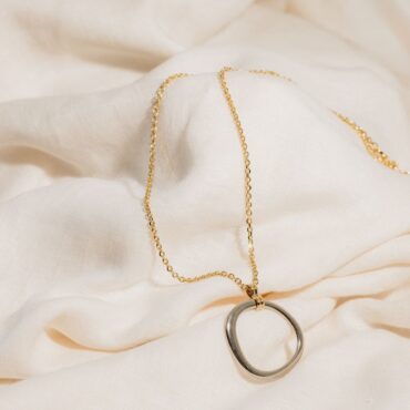 SALLY CHAIN CALLIOPE SILVER BEAD LONG NECKLACE