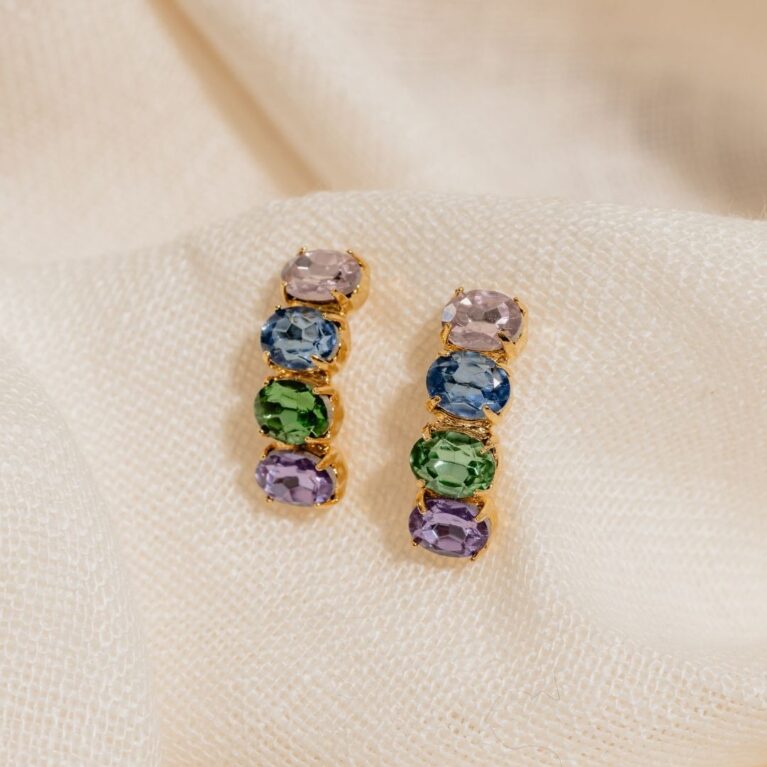 NOA pastel mix hoops