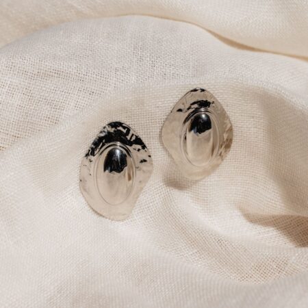 Riva silver statement earrings
