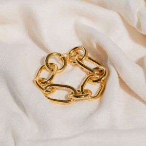 VEGA CHAIN GOLD STATEMENT BRACELET