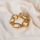 VEGA CHAIN GOLD STATEMENT BRACELET